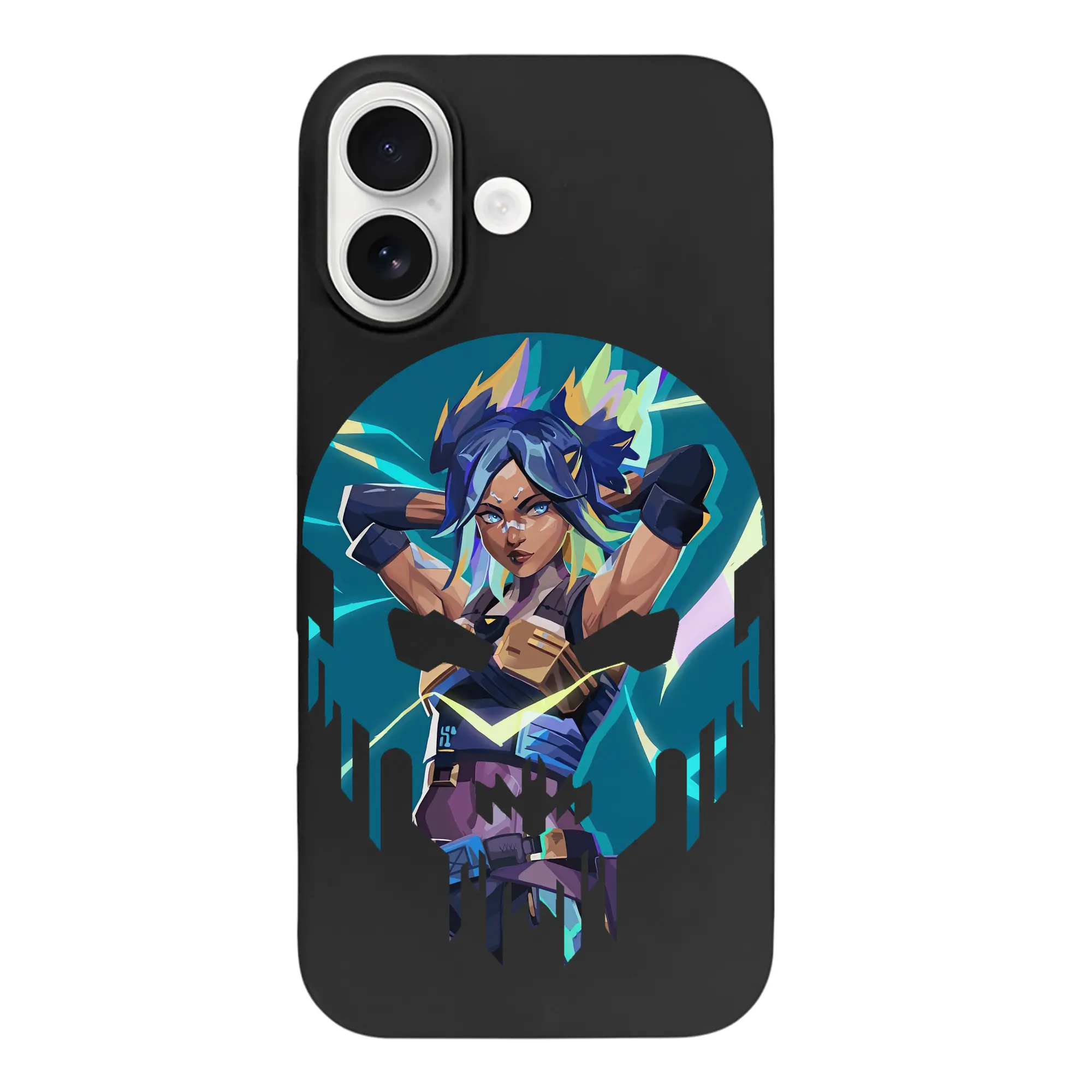 VALORANT グッズ,ネオン - iPhone 17 シリーズ シリコンケース 薄型 耐衝撃 指紋防止 ソフトタッチカバー 精密フィット 傷防止 保護ケース iPhone 17/17 Air/17 Pro/17 Pro Max 対応